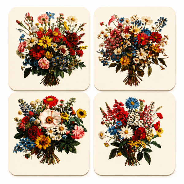 underlägg – blomsterkollektion